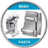 maquinas para trabajar la pasta como amasadora, laminadoras o extendedoras de pasta