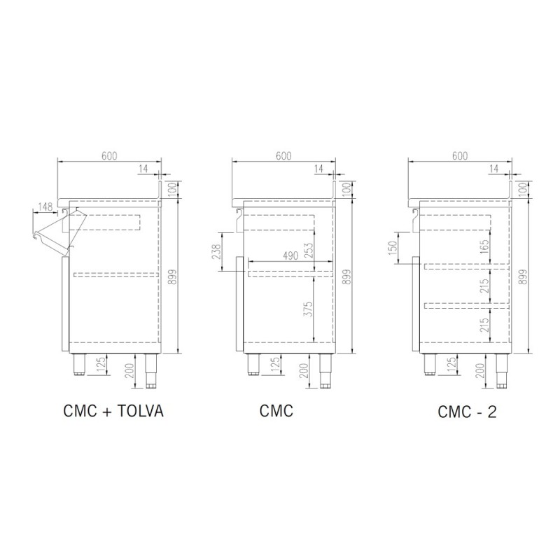 Mueble Cafetero compacto Docriluc CMC-140