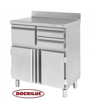 Mueble Cafetero Inoxidable DOCMC90