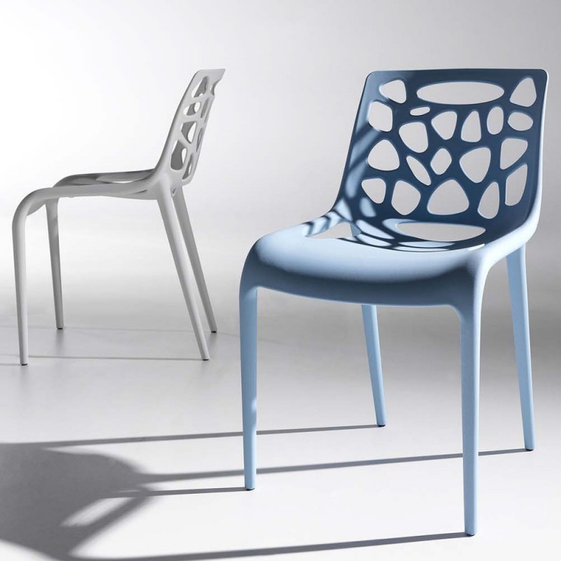 Silla de exterior LMMAPOLO apilable