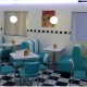 Foto ambiente Sofá retro estilo america años 50 SIDINER doble