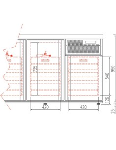Enfriador de 3 barriles DODEB150 2