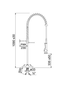 Grifo ducha hostelería CLASSIC GE548906 2