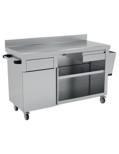 Mueble de apoyo a terraza IDN6125 1200x600x900