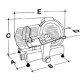 Cortadora de fiambre RMSXE300 medidas