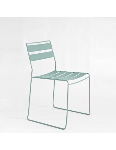 Silla apilable de colores ISPORTOFINO Turquesa