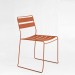 Silla apilable de colores ISPORTOFINO Naranja Vitamina