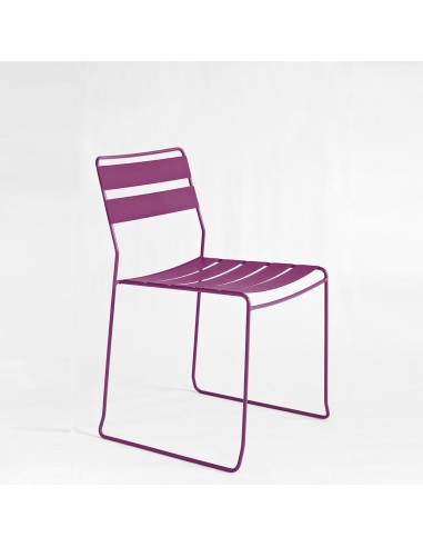 Silla apilable de colores ISPORTOFINO Rosa Magenta