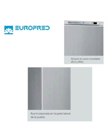 Congelador INOX Gastronorm EFRNX600 de 590 litros