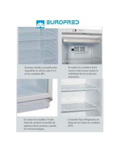 Armario expositor conservación 1 puerta EFCEV425CP 2