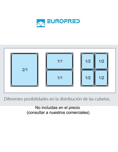 Armario expositor especial pescado de 650 litros 