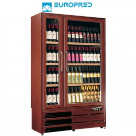 Expositor de vinos madera barnizada roble 600 litros