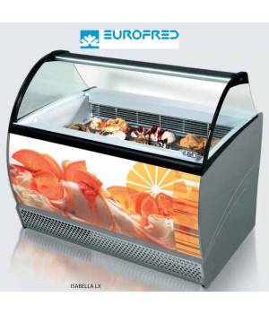 Vitrina heladería cristal curvo EFNEWISABELLALX180