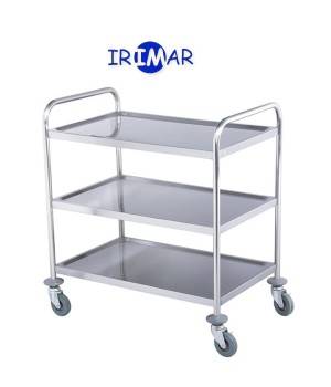 Carro de servicio 3 Estantes acero inoxidable