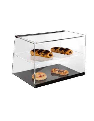 Vitrina neutra de metacrilato y cristal recto VGPSR
