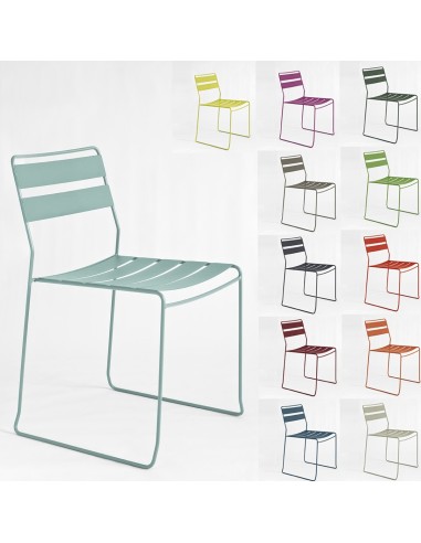 Silla apilable de colores ISPORTOFINO 