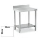 Mesa Inox MURAL 60x50 CON ESTANTE