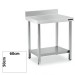 Mesa Inox MURAL 60x50 CON ESTANTE