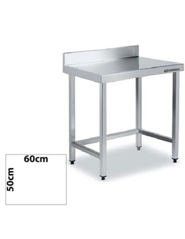 Mesa Inox MURAL 60x50 SIN ESTANTE