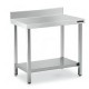 Mesa Inox MURAL 80x50 CON ESTANTE