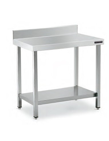Mesa Inox MURAL 80x50 CON ESTANTE