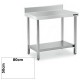 Mesa Inox MURAL 80x50 CON ESTANTE