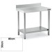 Mesa Inox MURAL 80x50 CON ESTANTE