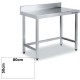 Mesa Inox MURAL 60x50 SIN ESTANTE
