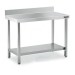 Mesa Inox MURAL 100x50 CON ESTANTE