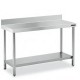 Mesa Inox MURAL 120x50 CON ESTANTE