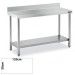 Mesa Inox MURAL 120x50 CON ESTANTE
