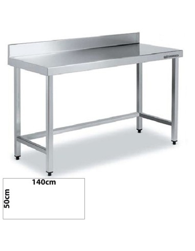 Mesa Inox MURAL 140x50 SIN ESTANTE