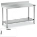 Mesa Inox MURAL 150x50 CON ESTANTE