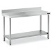 Mesa Inox MURAL 150x50 CON ESTANTE