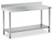 Mesa Inox MURAL 200x50 CON ESTANTE