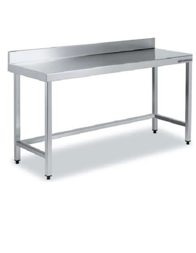 Mesa Inox MURAL 200x50 SIN ESTANTE