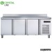 Mesa snack refrigerada 3puertas CLMR20003