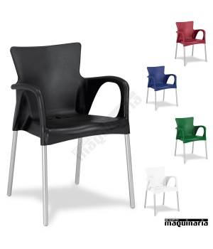 Sillón de aluminio 2R78 para exterior en hosteleria