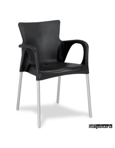 Sillón de aluminio 2R78 para exterior en hosteleria 2