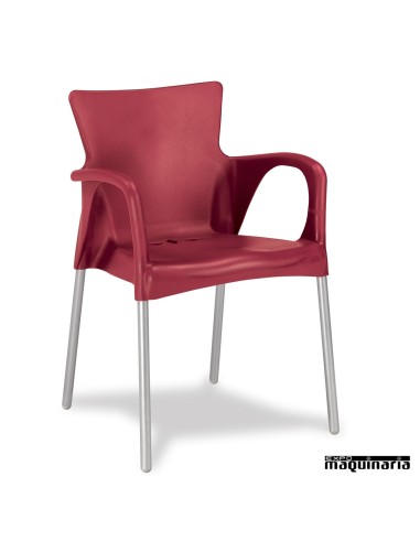 Sillón de aluminio 2R78 para exterior en hosteleria
