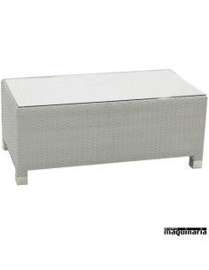 Set de jardín AGARTIC de aluminio y rattan sintético 2