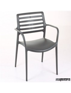 Sillón terraza polipropileno AGWILLY apilable 2