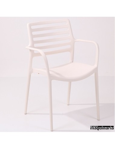 Sillón terraza polipropileno AGWILLY apilable