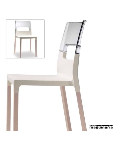 Silla con madera de haya AGDIVA