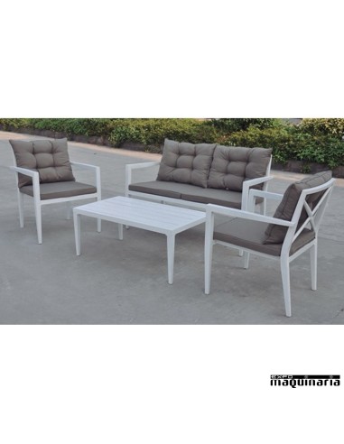 Conjunto para jardín AGLODGE de aluminio 