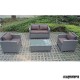 Conjunto jardín AGGRACE de rattan sintético