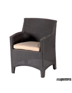 Conjunto para jardín AGSPRING de rattan sintético 2