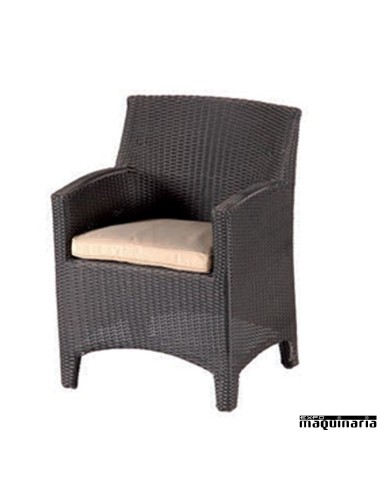 Conjunto para jardín AGSPRING de rattan sintético
