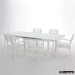 Conjunto para terraza AGTAHA de aluminio y textiline