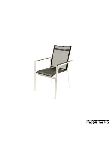 Conjunto de jardín AGBLACK de aluminio y textiline